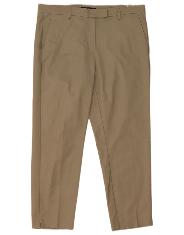 Pantaloni de costum drepți pentru femei Marks & Spencer UK 16 Large W36 L26 Green