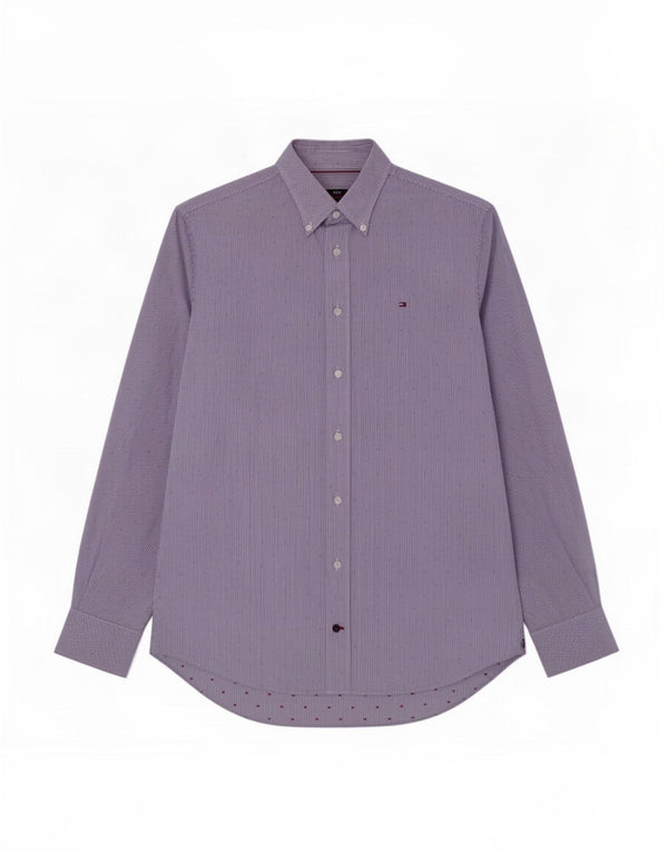 Cămașă croită pentru bărbați Tommy Hilfiger Mărimea 39 15 1/2 Medium Blue Pinstripe