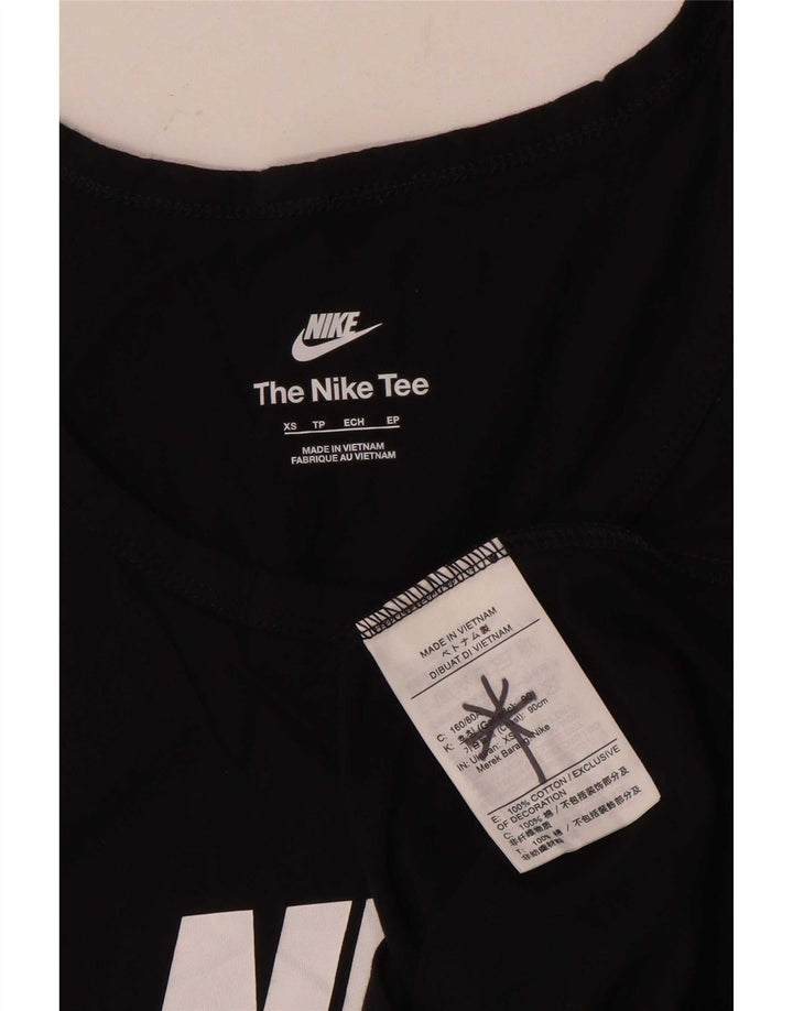 Vesta grafică pentru bărbați Nike XS, bumbac negru