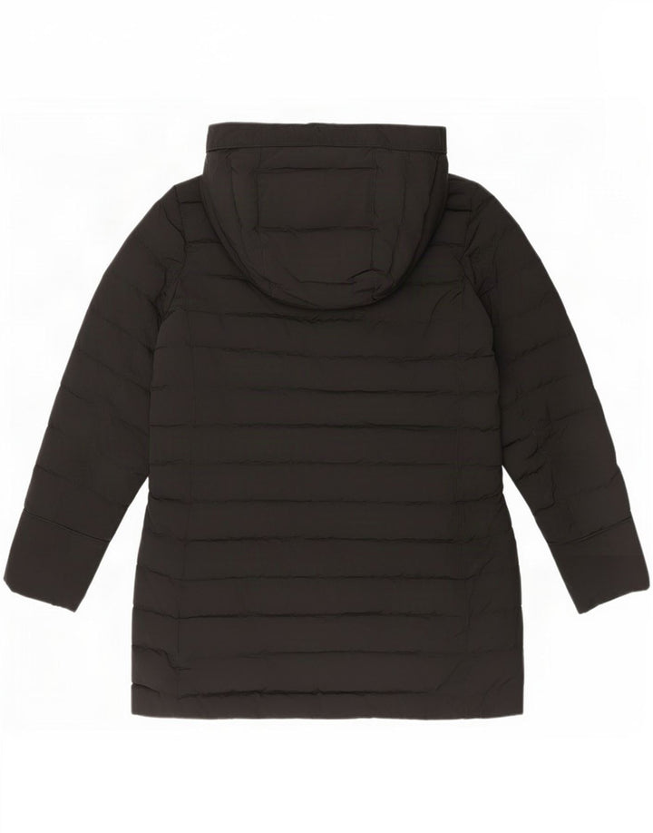 Jachetă căptușită cu glugă Woolrich pentru femei UK 10 Poliester negru mic