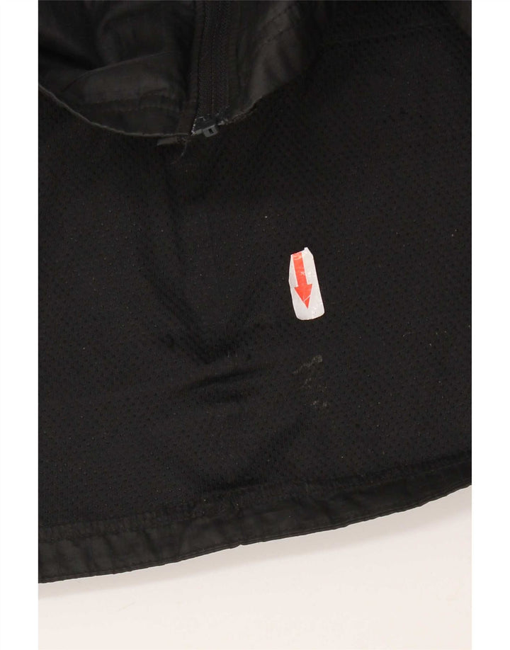 Jachetă de ploaie cu glugă Nike pentru femei UK 14 Poliester mediu negru