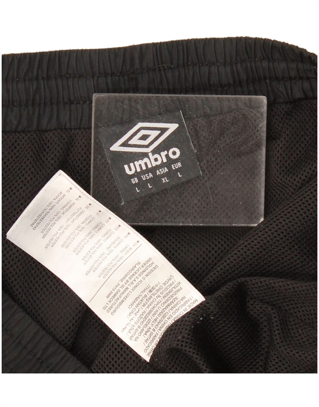 Pantaloni de trening Umbro pentru bărbați, mari, negru, poliester