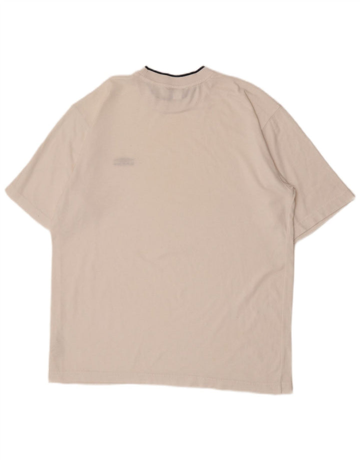 Tricou grafic pentru bărbați Umbro Top mare din poliester alb