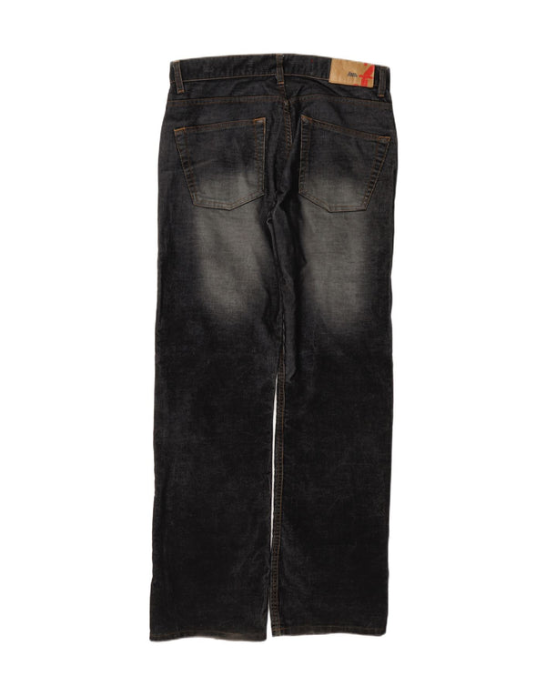 Pantaloni casual pentru bărbați Zara, cu talie joasă, tăiate, EU 42 L32 L34 L34 Negru
