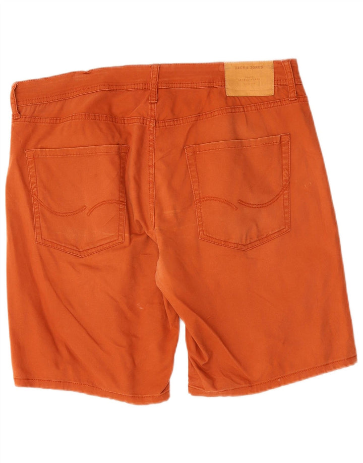 Pantaloni scurți casual pentru bărbați Jack & Jones W38 XL portocaliu