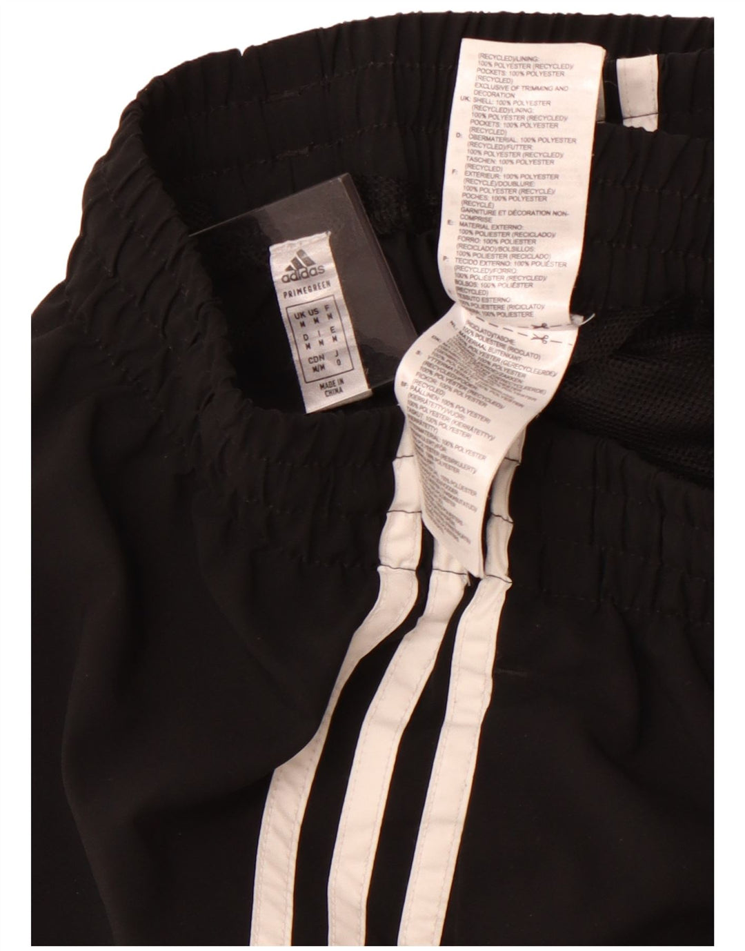 Pantaloni scurți sport ADIDAS pentru bărbați, poliester mediu negru