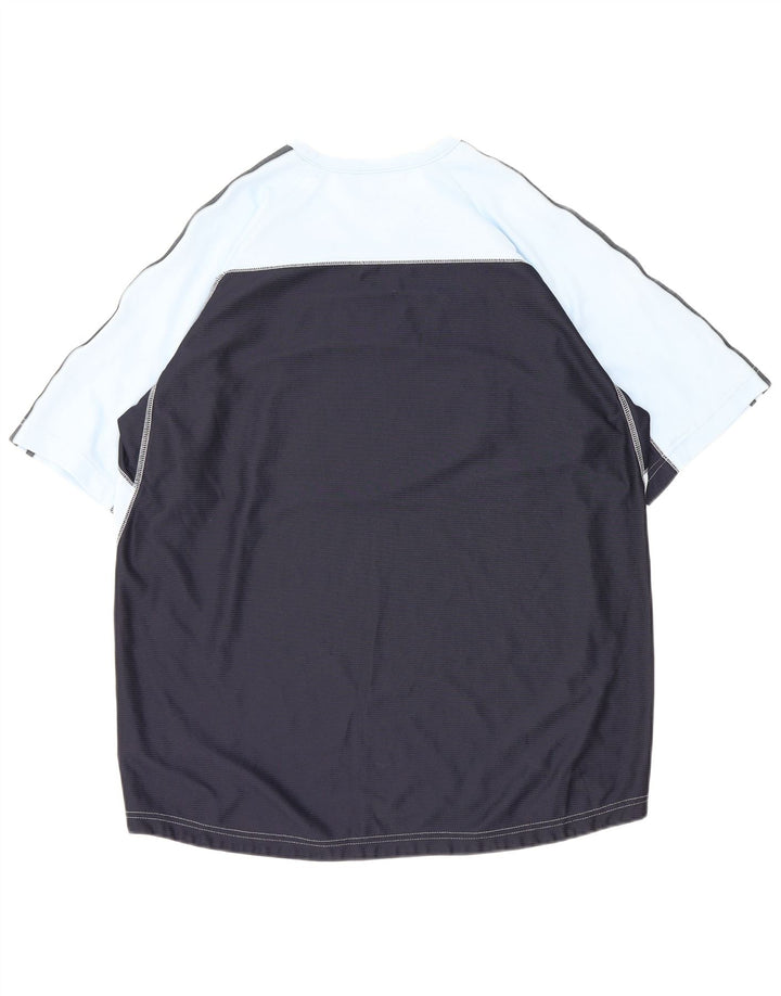 Tricou pentru bărbați ADIDAS Climacool Top mare bleumarin din poliester color bloc