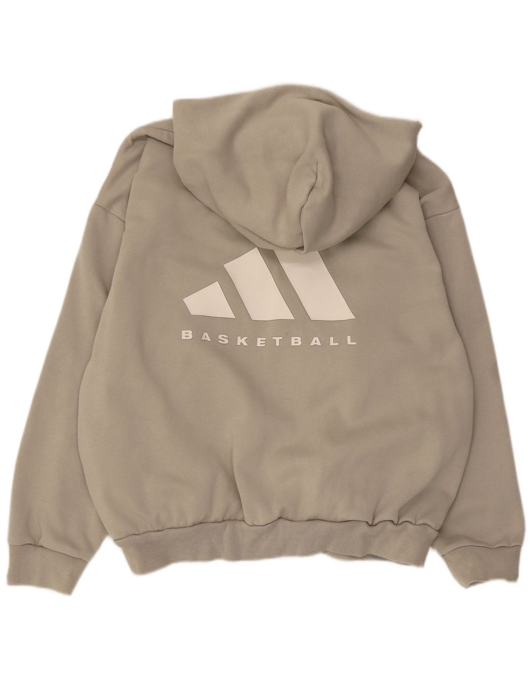 Pulover Adidas pentru bărbați Graphic Oversized Hoodie Mic Bej