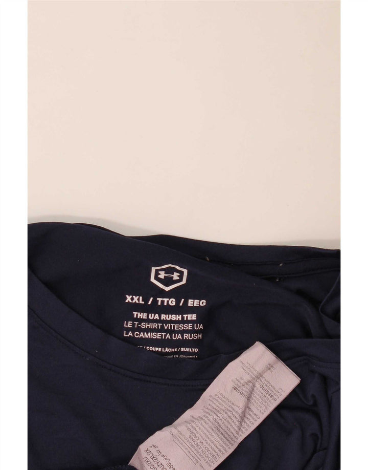 Tricou pentru bărbați Under Armour Top 2XL Bleumarin Poliester
