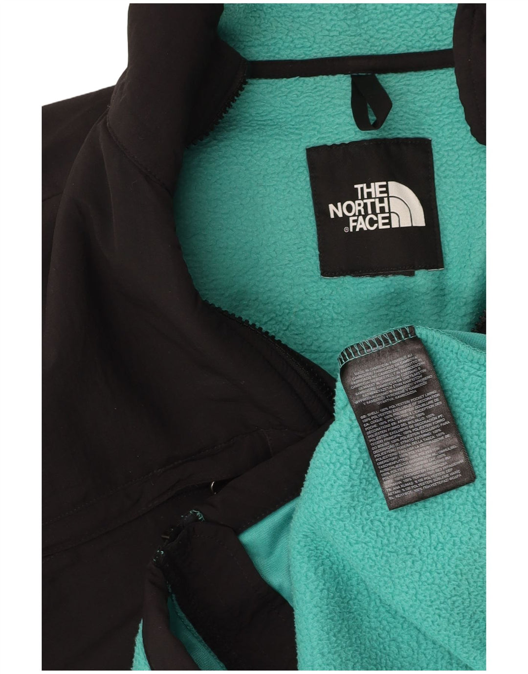 Jachetă polară pentru bărbați THE NORTH FACE UK 36 Small Turcoaz Colorblock