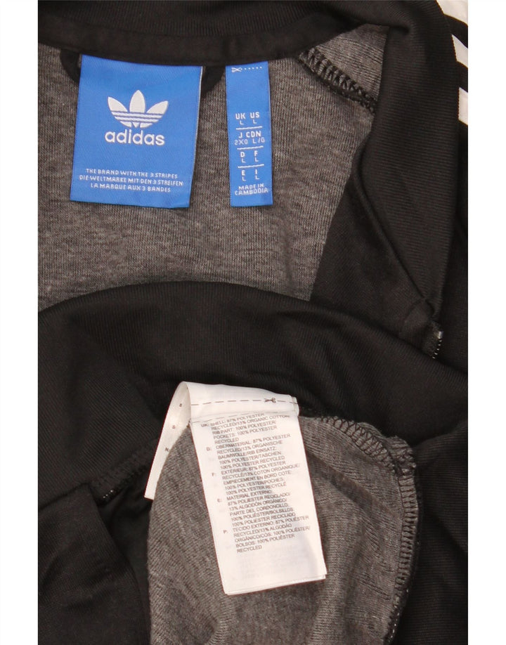 Jachetă de trening pentru bărbați ADIDAS, mare, negru, poliester