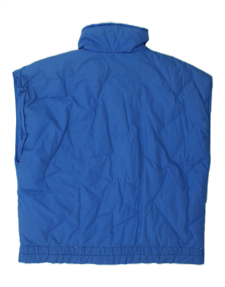 ELHO Mens Padded Gilet IT 52 XL Blue Vintage Elho and Second-Hand Elho from Messina Hembry 