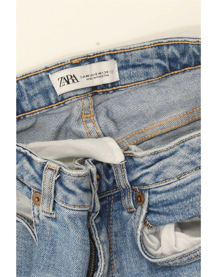 Blugi evazați pentru femei Zara EU 40 Medium W30 L30 Albastru