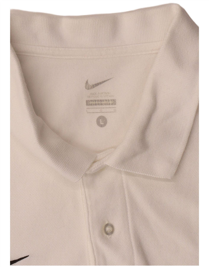 Tricou polo NIKE pentru bărbați, mare, alb