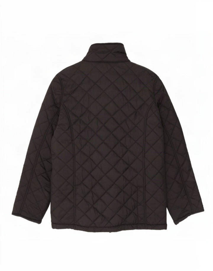 Jachetă matlasată vintage pentru bărbați UK 42 XL Nylon negru