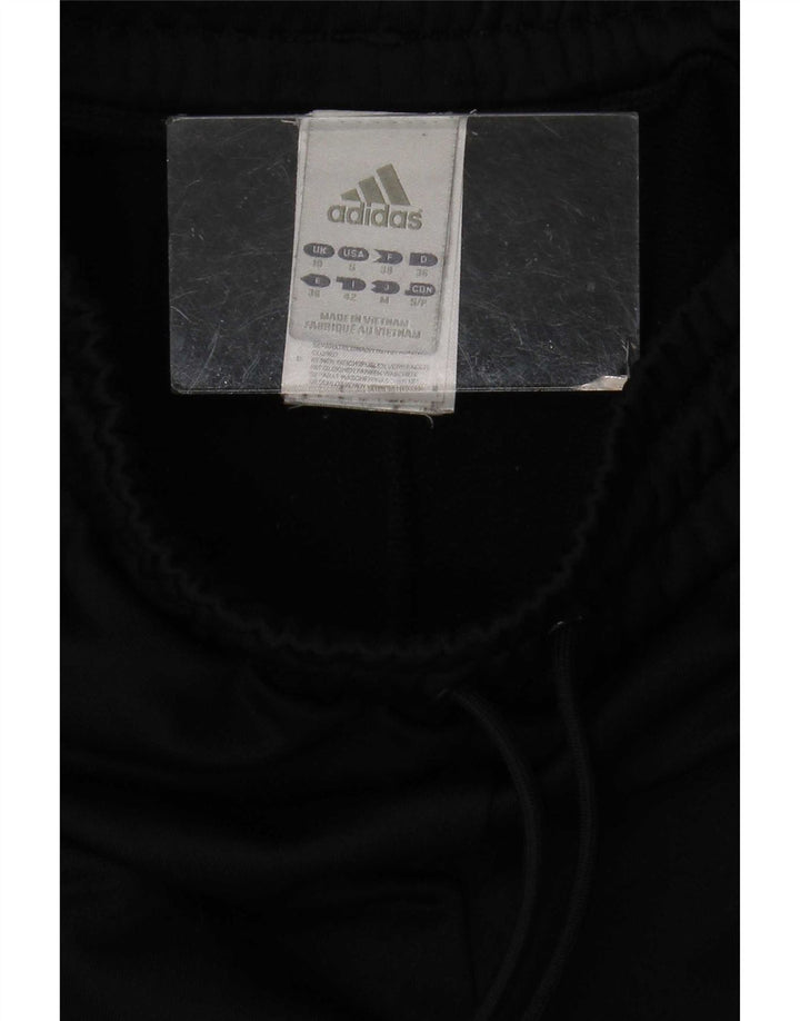 Pantaloni de trening Adidas pentru femei UK 10 Poliester negru mic