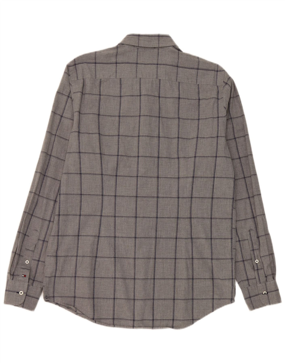 Cămașă pentru bărbați Tommy Hilfiger Slim Fit, mare, gri din bumbac