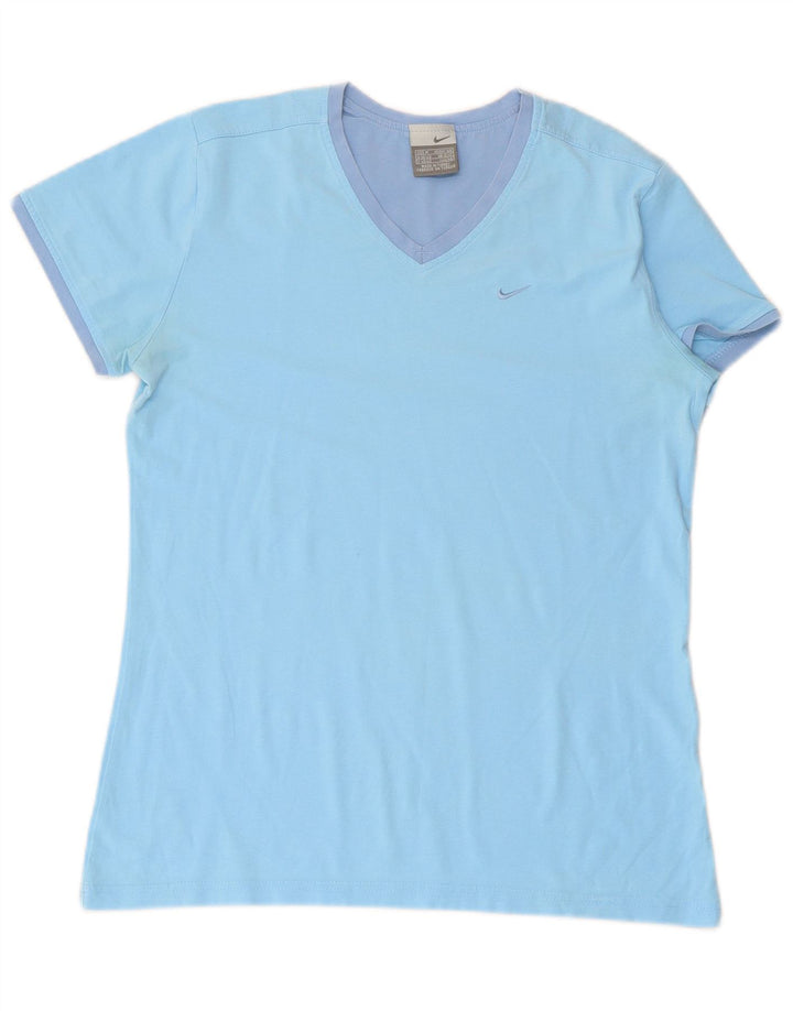 Tricou pentru femei NIKE Top UK 10/12 Medium Blue