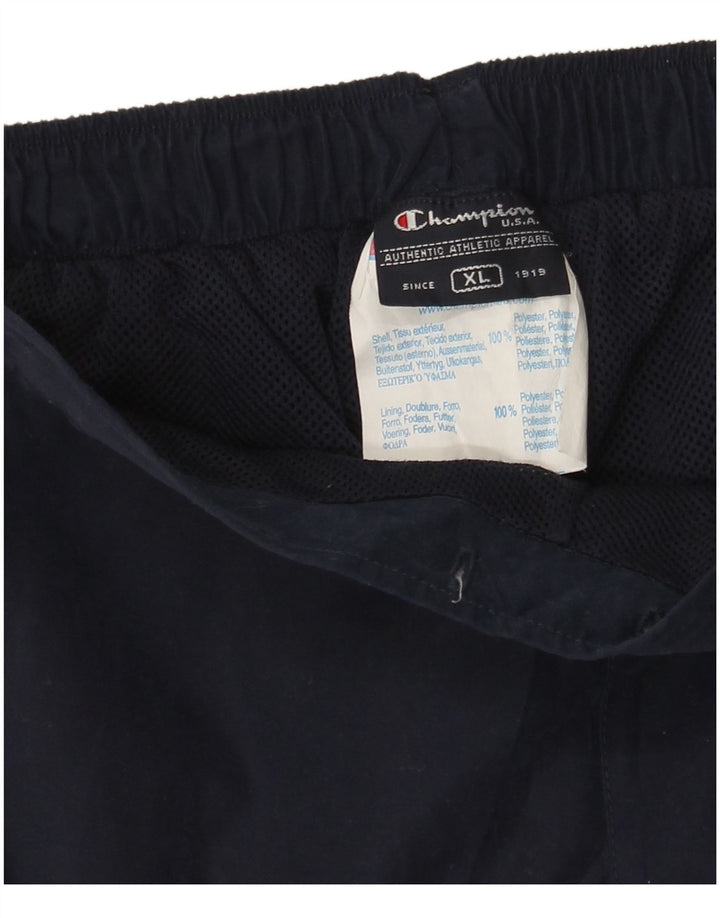 Pantaloni de trening Champion pentru femei UK 18 XL Bleumarin Poliester
