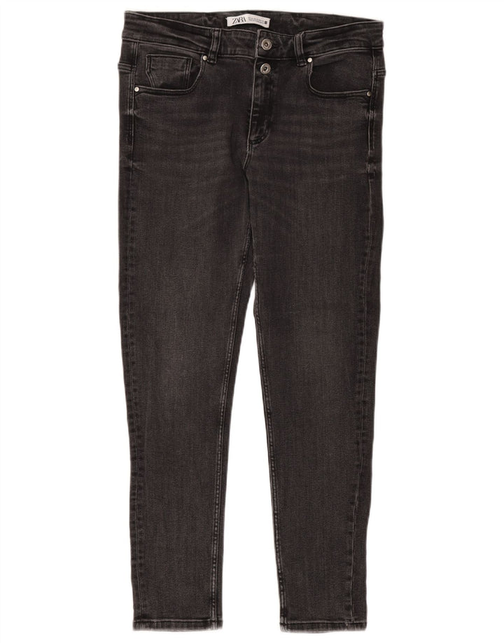 Blugi skinny de damă Zara EU 42 Large W32 L27 Gri