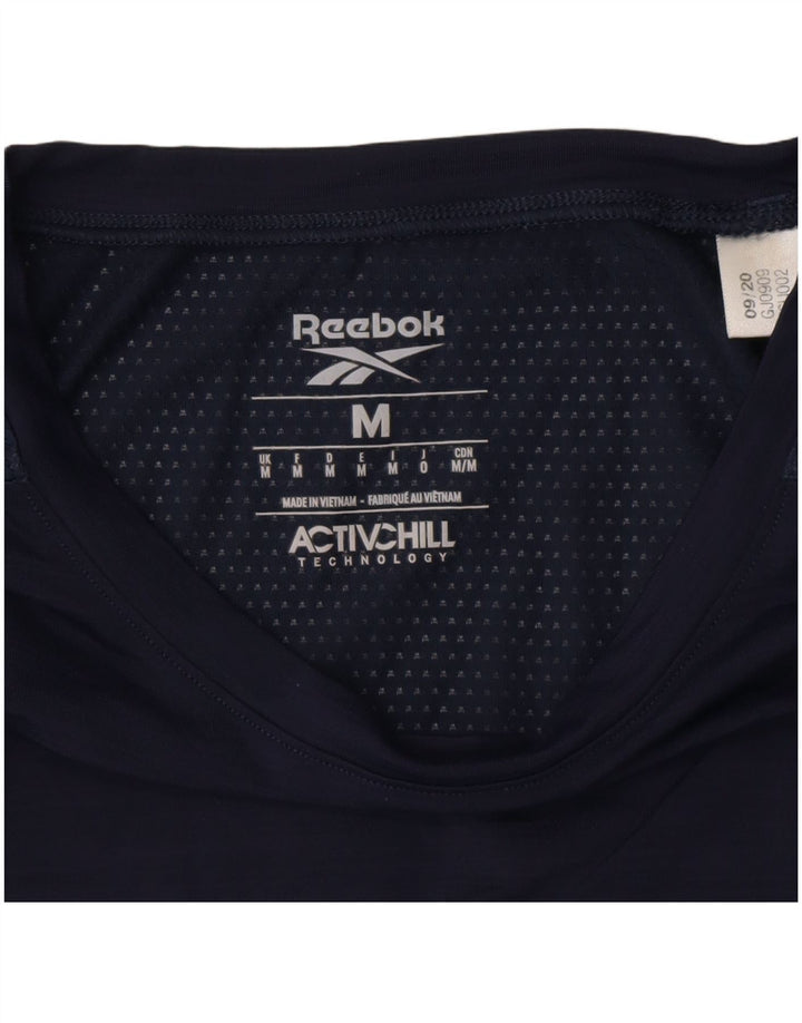 Tricou grafic REEBOK pentru bărbați Top Mediu Bleumarin