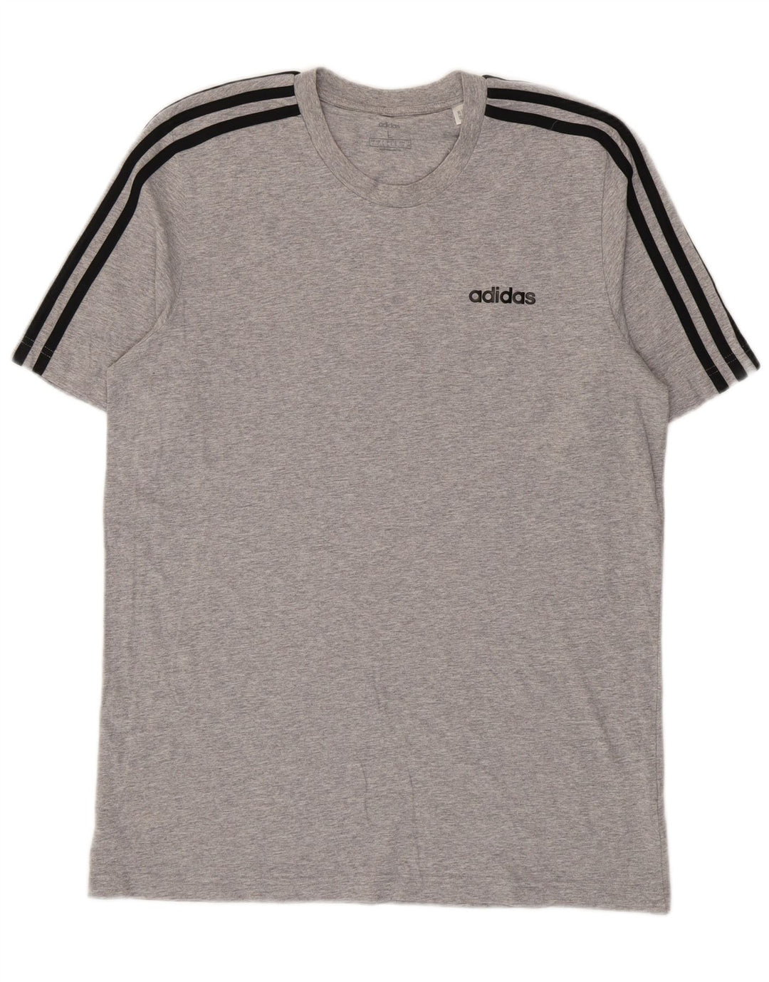 Tricou pentru bărbați Adidas Top mare, gri, pete din bumbac