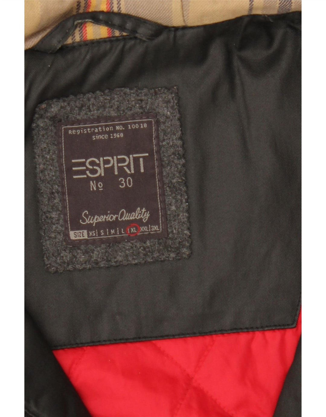 Jachetă Anorak cu glugă pentru bărbați Esprit UK 42 XL Negru