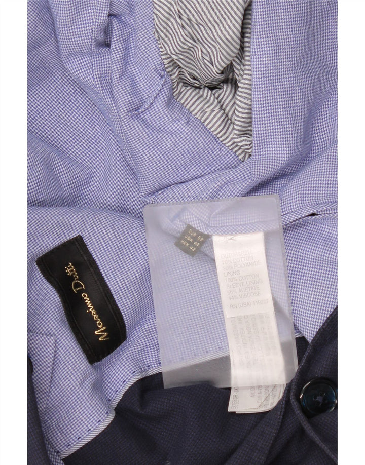 Blazer Massimo Dutti pentru bărbați, cu 2 nasturi, EU 52, mare, bleumarin, picioare de găină
