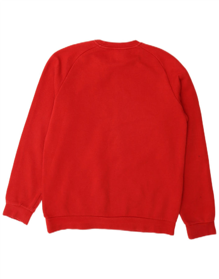 Pulover ADIDAS pentru băieți 15-16 ani bumbac roșu