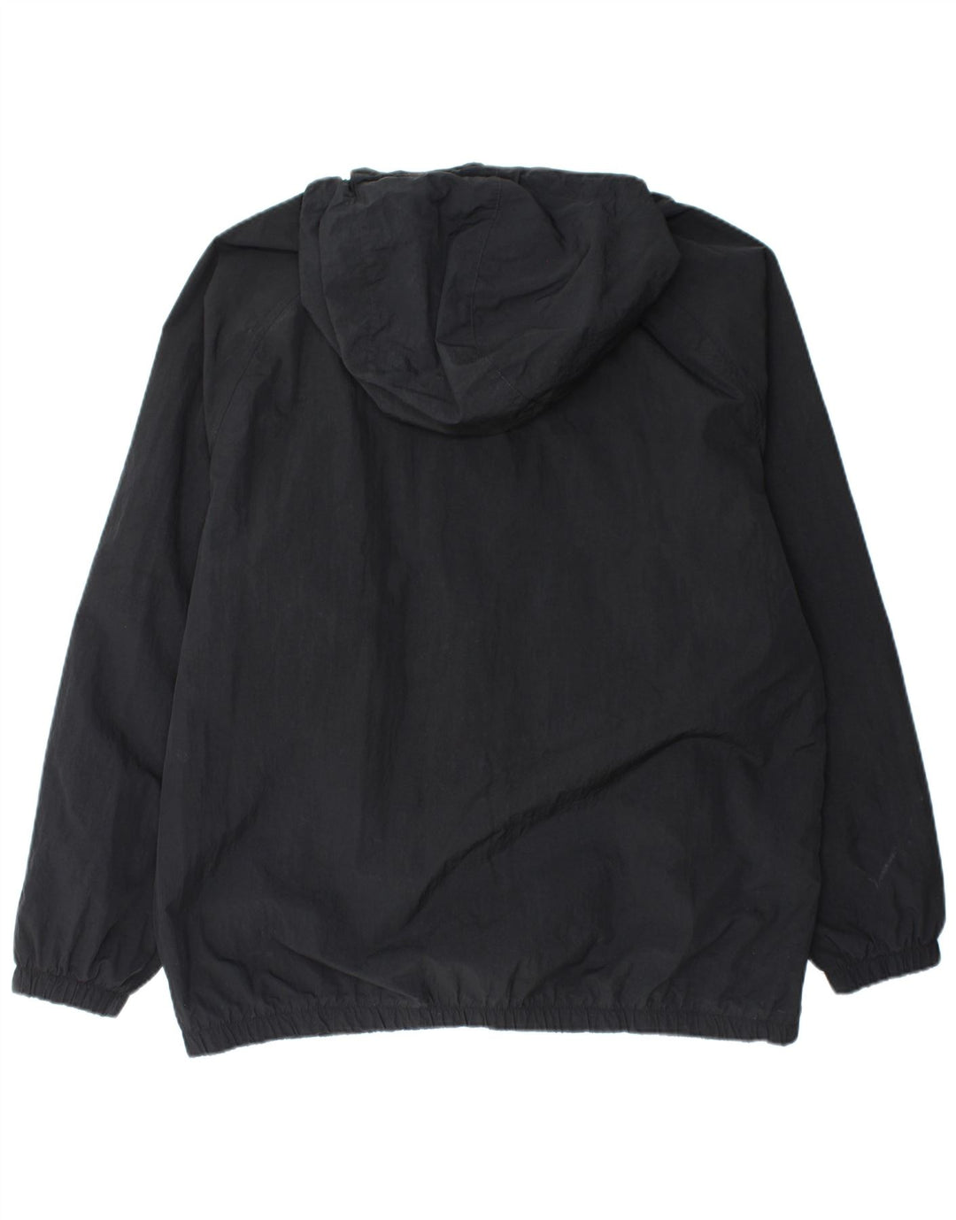 Jachetă de ploaie NIKE pentru bărbați cu glugă, UK 42 XL, nailon negru