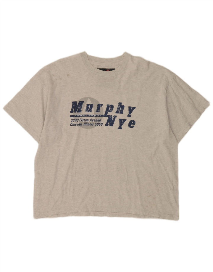 Tricou grafic pentru bărbați Murphy & Nye Top XL bumbac gri