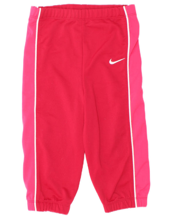 Pantaloni de trening Nike pentru bebelusi fetite 18-24 luni roz colorblock
