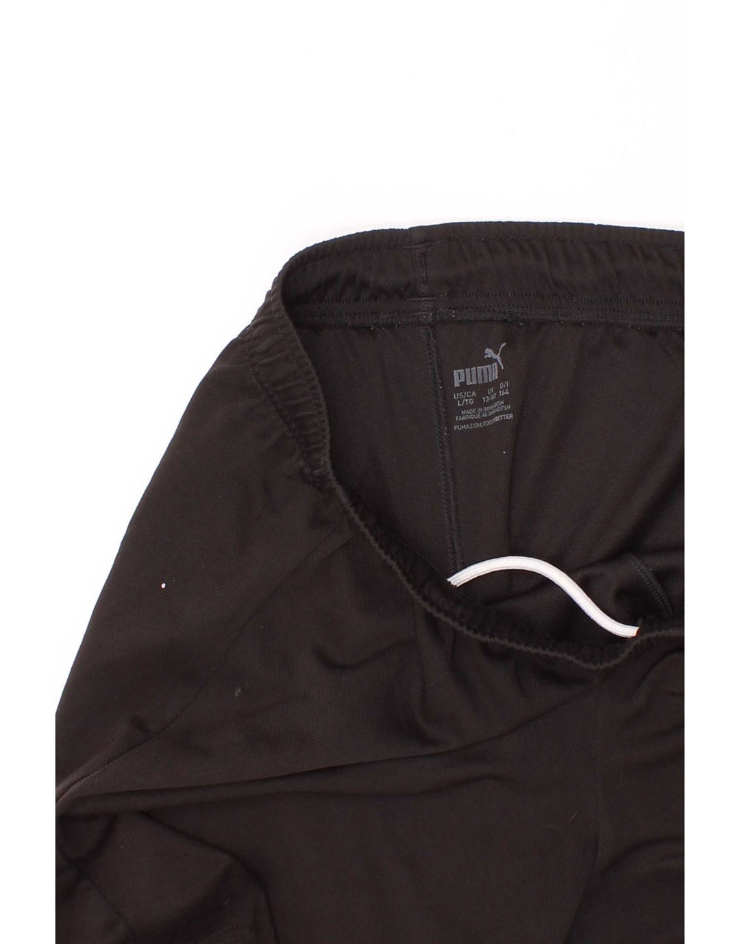 Pantaloni scurti sport Puma băieți 13-14 ani poliester negru