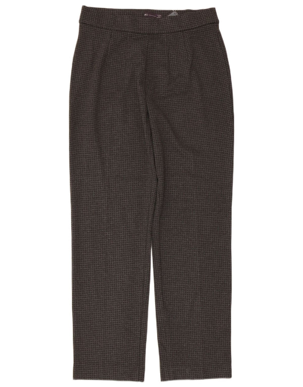 Marks & Spencer Womens Casual Trousers UK 12 Medium W30 L29 Grey