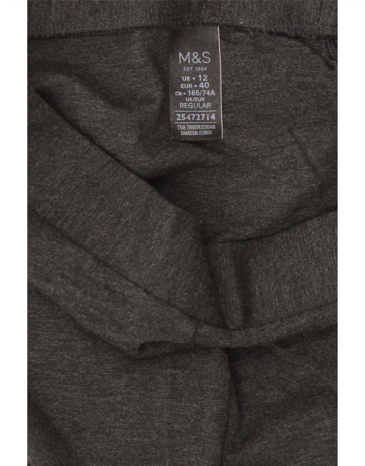 Leggings crop pentru femei Marks & Spencer UK 12 Medium Gri Viscose