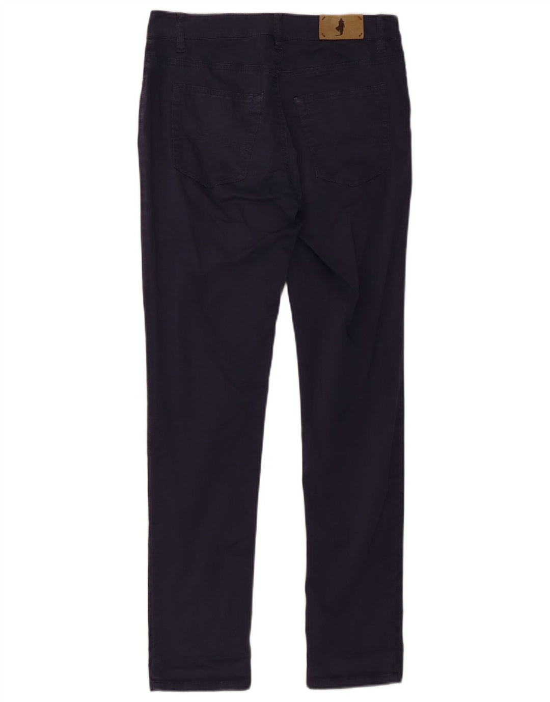 MARLBORO CLASSICS Womens Slim Casual Trousers  W28 L30 Navy Blue