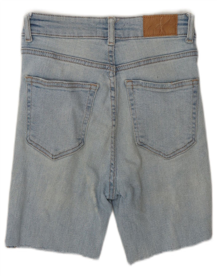 Pantaloni scurți din denim pentru femei Zara EU 36 XS W26 Albastru