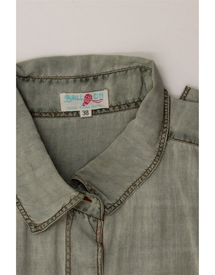 Ball On Cămașă Femei Mărimea 38 Mătase Verde Mediu