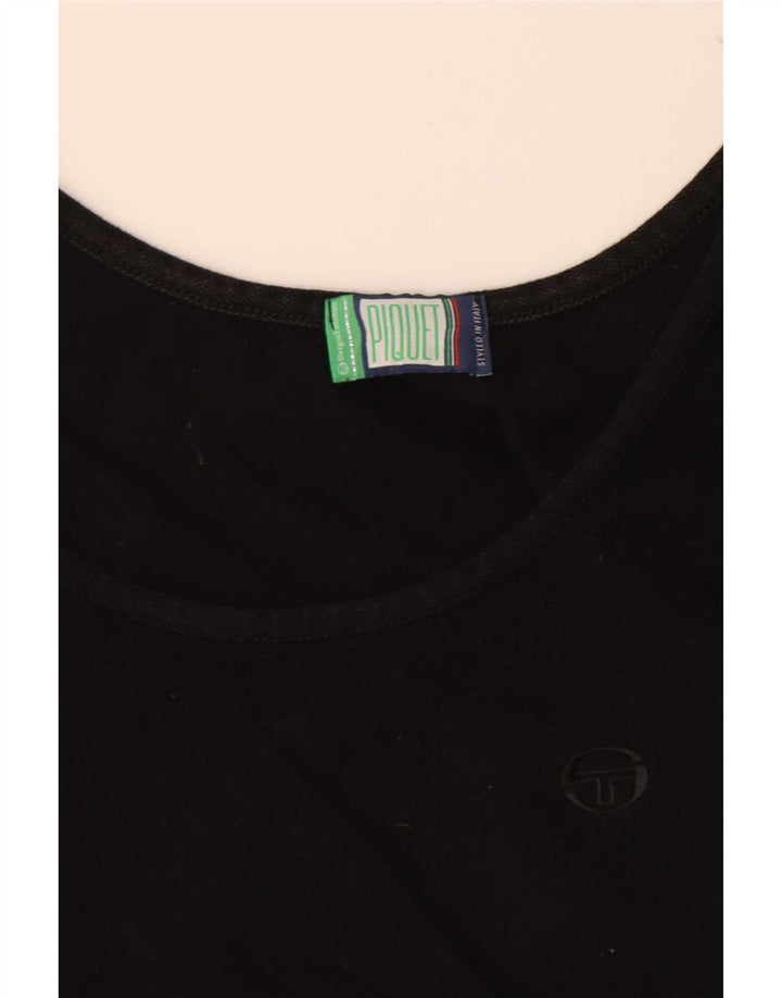 Sergio Tacchini pentru femei Crop Vest Top UK 10 Small Black