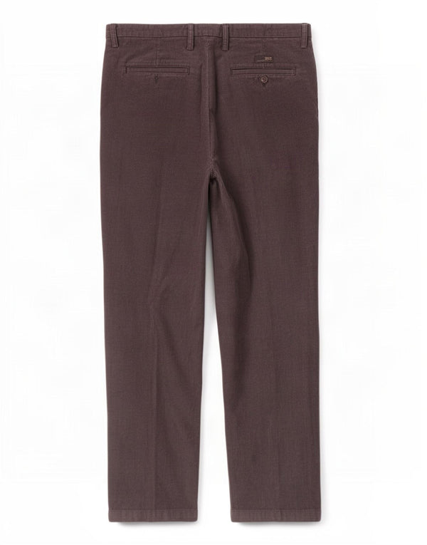 Marlboro Classics Mens Straight Chino Trousers W36 L34 Grey Cotton