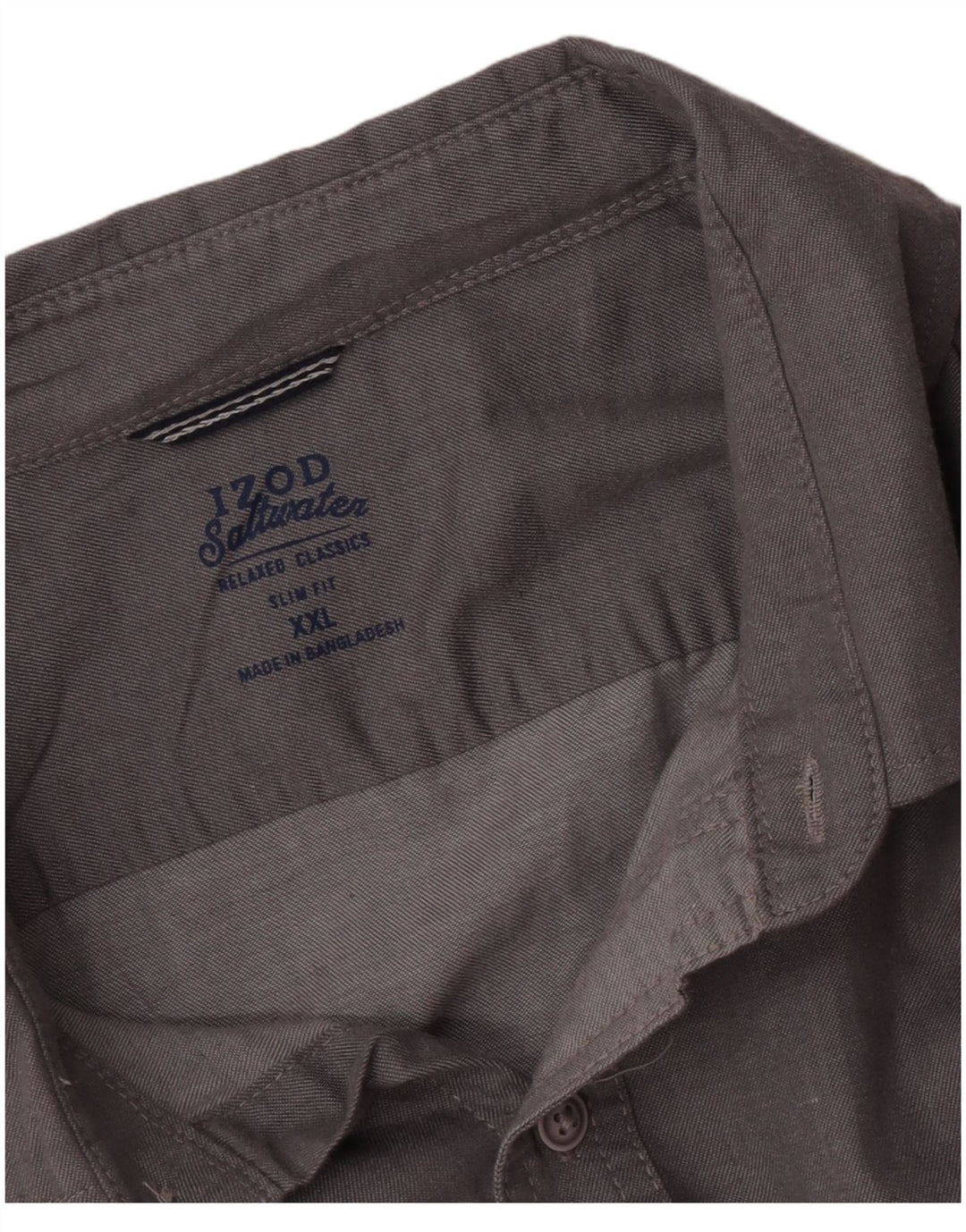 Cămașă pentru bărbați Izod Salt Water Slim Fit 2XL, gri