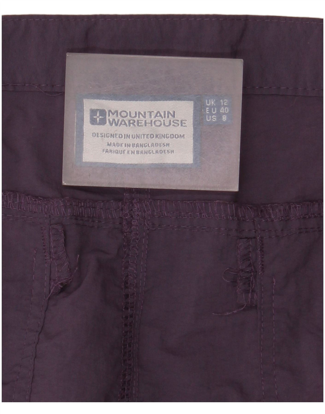 Pantaloni scurti cargo pentru femei Mountain Warehouse UK 12 Medium W32 Violet