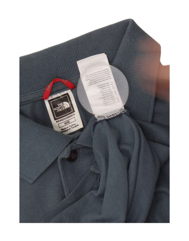 Tricou polo pentru bărbați The North Face, bumbac albastru mediu