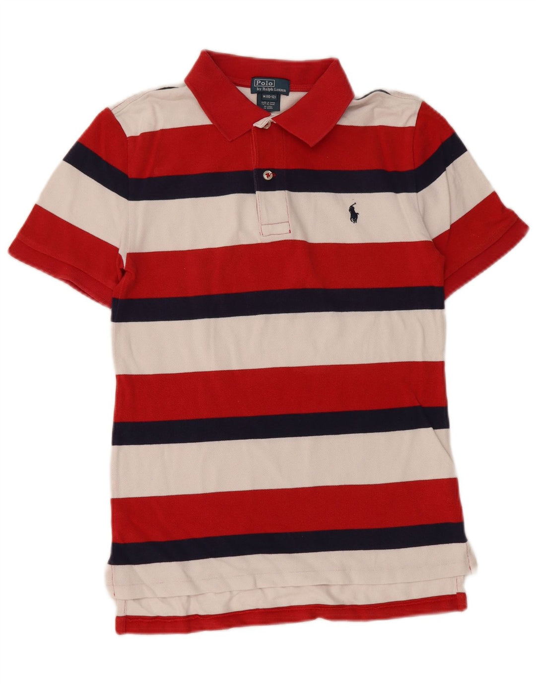 POLO RALPH LAUREN Tricou polo baieti 10-11 ani mediu multicolor cu dungi
