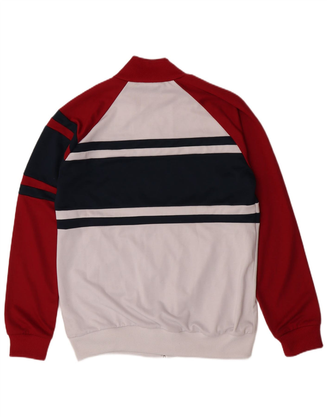 Jachetă de top pentru trening grafic Diadora pentru bărbați XL, alb, poliester color bloc