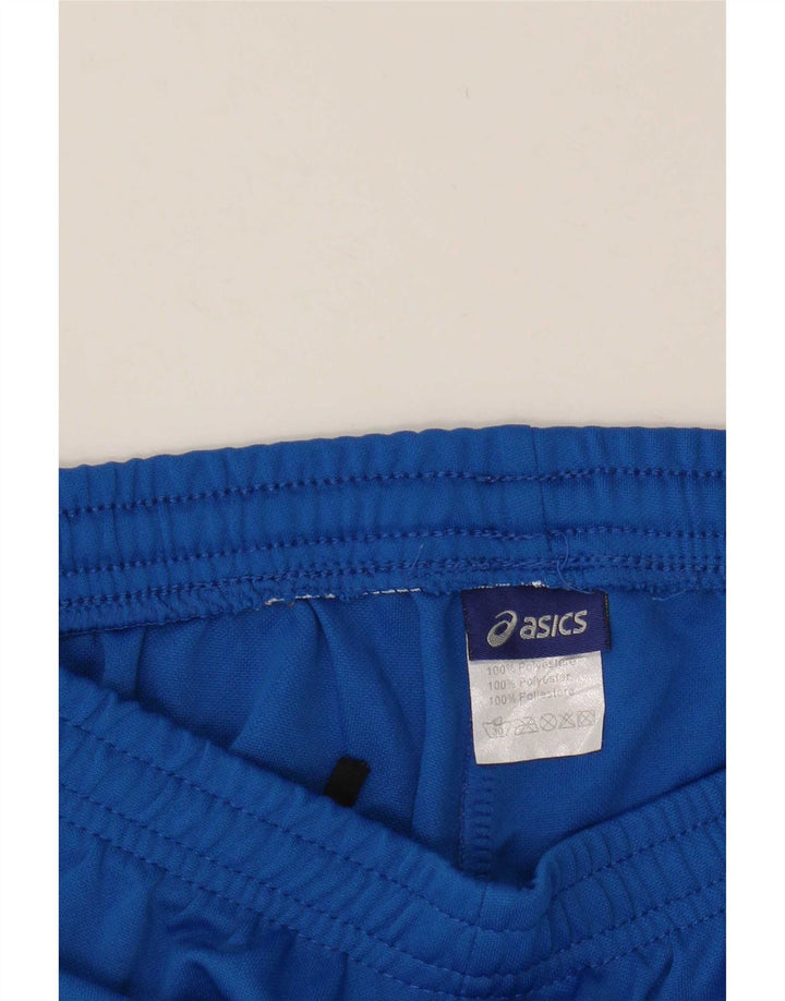 Pantaloni scurti sport Asics pentru baieti 13-14 ani poliester albastru