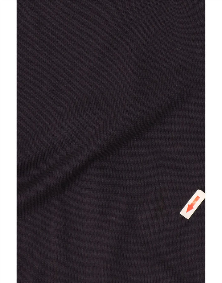 Pulover Dkny pentru bărbați cu decolteu în V, XL, mătase bleumarin