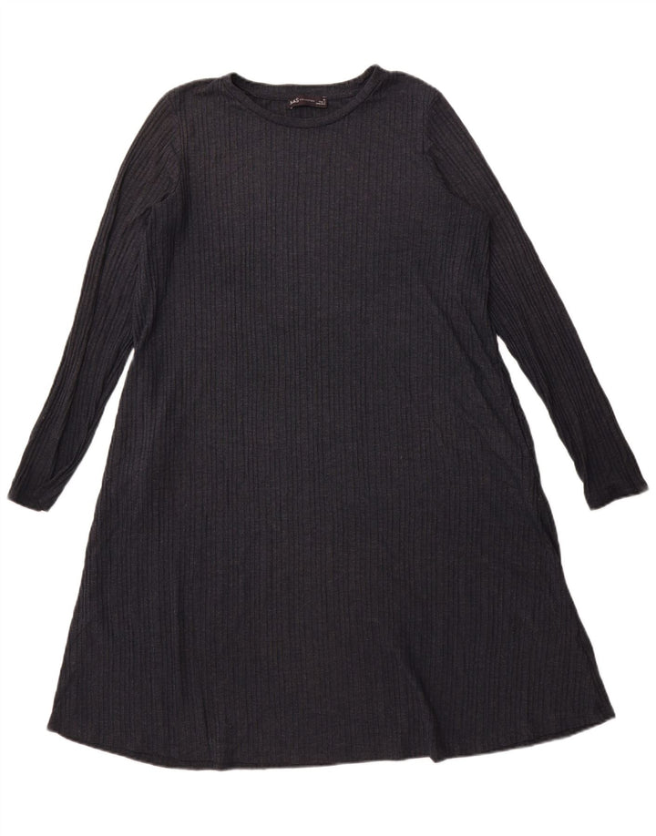 Rochie A-Line pentru femei Marks & Spencer UK 16 mare, bleumarin, poliester