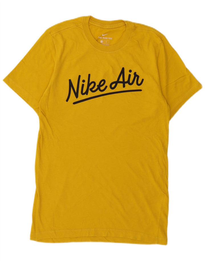 Tricou grafic pentru bărbați NIKE Top XS Bumbac galben