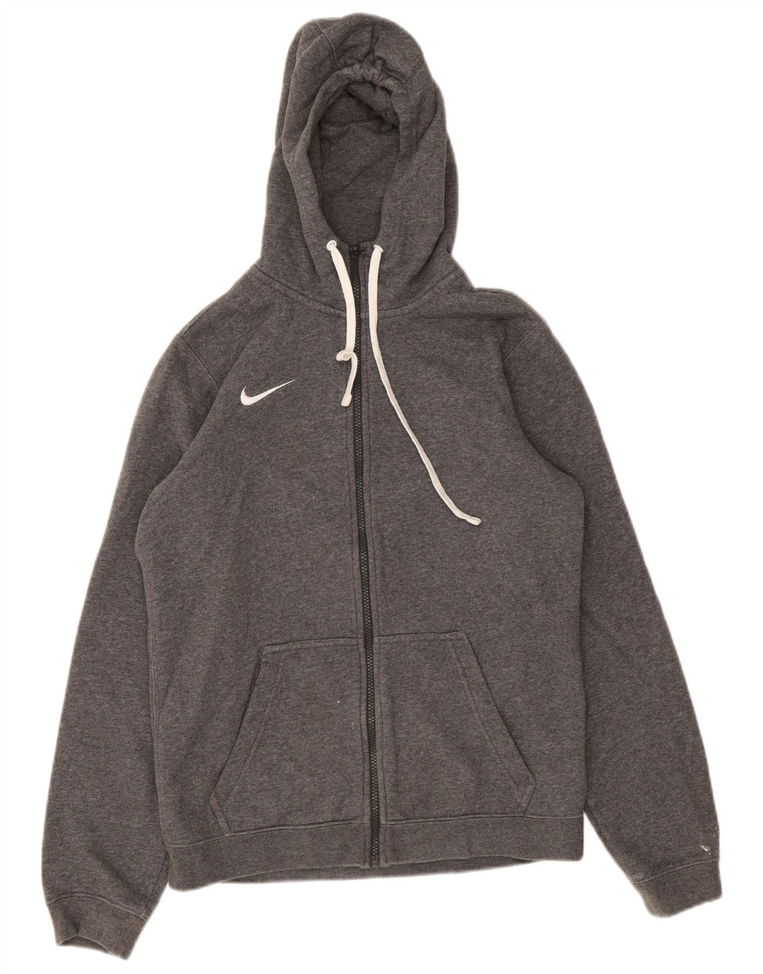 Pulover Nike pentru bărbați, cu fermoar, bumbac, gri mic